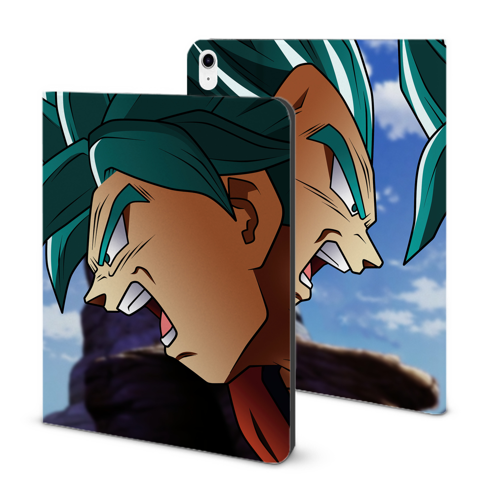 （画像用） ドラゴンボール DRAGON BALL IPad ケース ブック型 PUレザー TPU 耐衝撃 軽量 薄型 ペン収納なし 全面保護 IPad 各モデル対応
